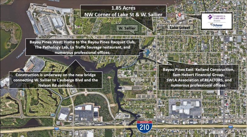 Google map indicatiing location of property new bridge etc